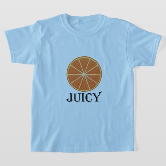 Juicy Oranje - Girls' Basic T-Shirt (Laagn)