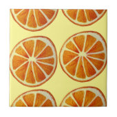 Juicy oranje slice waterverf art. pop art. tegeltje (Voorkant)