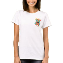 Juicy Party Vibes – Retro Cartoon Drink Mascot T-s