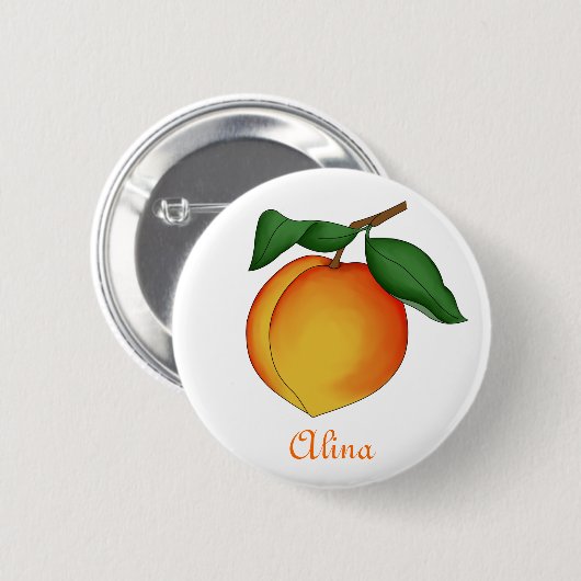 Juicy Peach Button (Voorkant /achterkant)