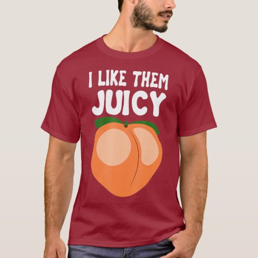 Juicy Peach Nectarines Abrikozen, fruitmand T-shirt (Voorkant)