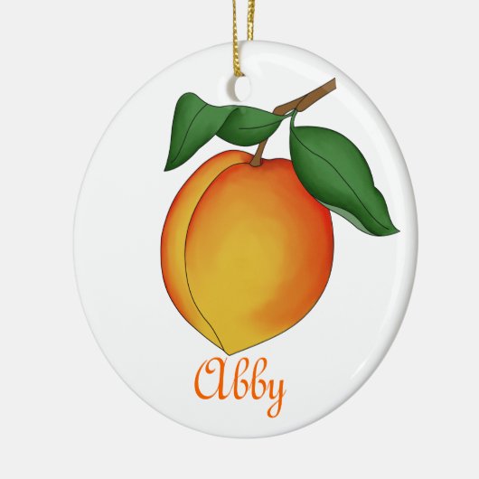 Juicy Peach Ornament (Links)