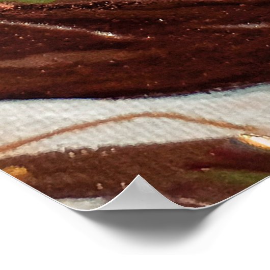 Juicy pear Fruit Botany Poster (Hoek)