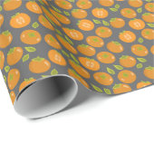 Juicy persimmons cadeaupapier (Rol Hoek)