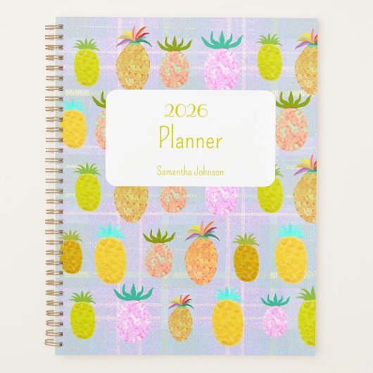 Juicy Pineapples  Planner (Voorkant)