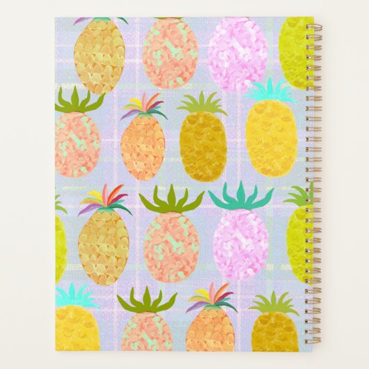 Juicy Pineapples  Planner (Achterkant)