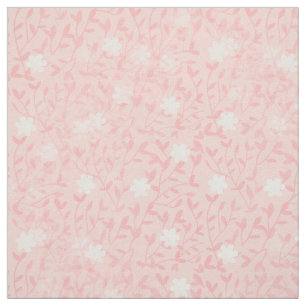 Juicy Pink Tiny Floral Pattern Stof