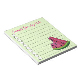 Juicy Pink Watermelon Specialized Grocery List Notitieblok