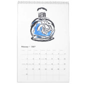 Juicy POP Pop Art waterverf Kalender (Feb 2027)