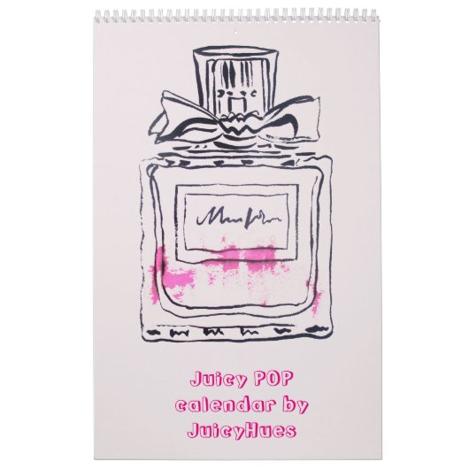 Juicy POP Pop Art waterverf Kalender (Hoes)