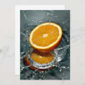 Juicy-positief sinaasappel voor vitamine stemming (Voorkant / Achterkant)