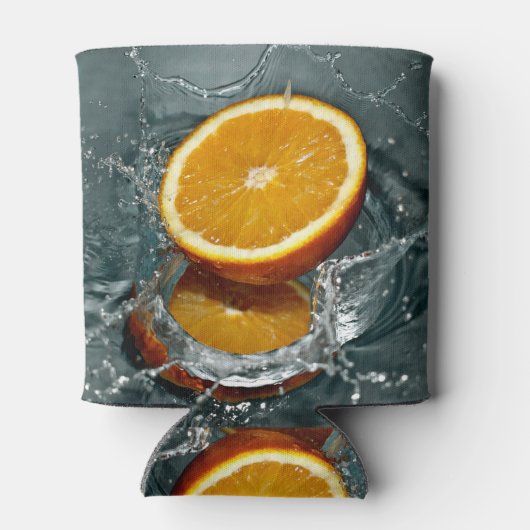 Juicy-positief sinaasappel voor vitamine stemming blikjeskoeler (Achterkant)