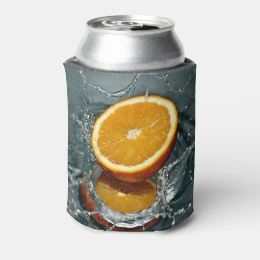 Juicy-positief sinaasappel voor vitamine stemming blikjeskoeler (Blikje Achterkant)