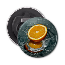 Juicy-positief sinaasappel voor vitamine stemming button flesopener