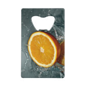 Juicy-positief sinaasappel voor vitamine stemming creditkaart flessenopener (Voorkant)