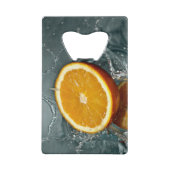 Juicy-positief sinaasappel voor vitamine stemming creditkaart flessenopener (Achterkant)