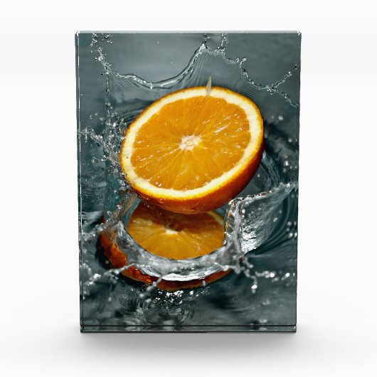 Juicy-positief sinaasappel voor vitamine stemming fotoblokken (Voorkant)