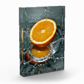 Juicy-positief sinaasappel voor vitamine stemming fotoblokken (Links)