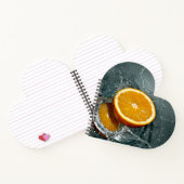 Juicy-positief sinaasappel voor vitamine stemming notitieboek (Binnen)