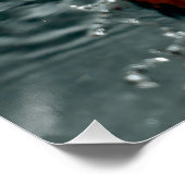 Juicy-positief sinaasappel voor vitamine stemming perfect poster (Hoek)