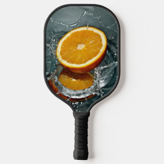 Juicy-positief sinaasappel voor vitamine stemming pickleball paddle (Achterkant)