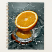 Juicy-positief sinaasappel voor vitamine stemming planner (Voorkant)