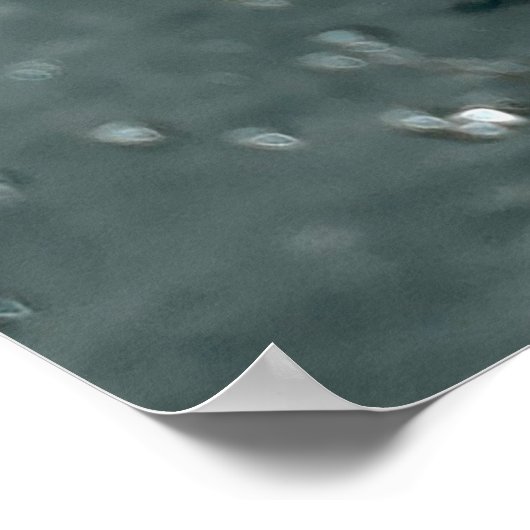 Juicy-positief sinaasappel voor vitamine stemming poster (Hoek)