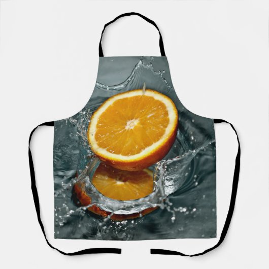 Juicy-positief sinaasappel voor vitamine stemming schort (Voorkant)