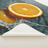 Juicy-positief sinaasappel voor vitamine stemming sherpa deken (3/4)