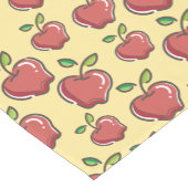 Juicy Red Apple Pattern Korte Tafelloper (Hoek)