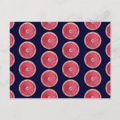 Juicy Red Grapefruit Briefkaart (Voorkant)