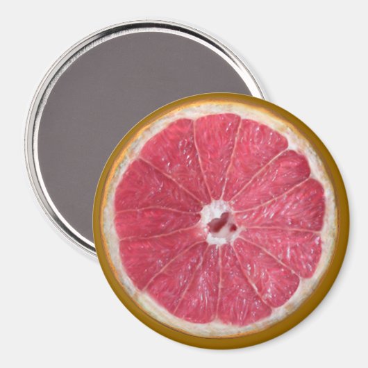 Juicy Red Grapefruit Magneet (Voorkant / Achterkant)