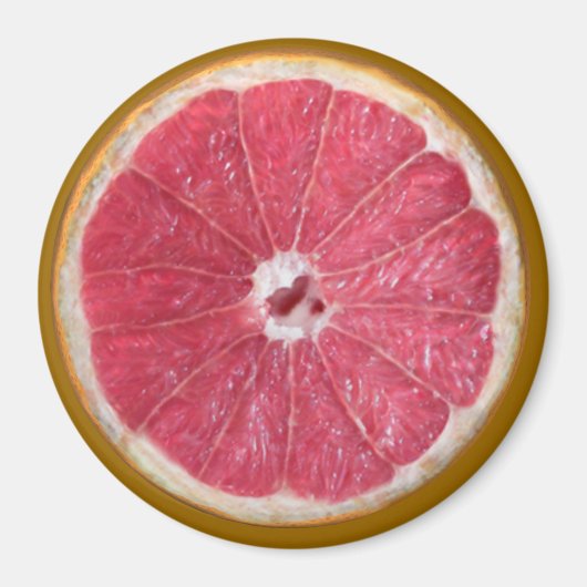 Juicy Red Grapefruit Magneet (Voorkant)