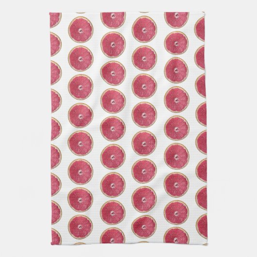 Juicy Red Grapefruit Theedoek (Verticaal)