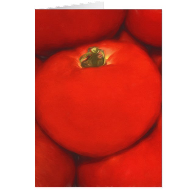 Juicy Red Homegrown Garden Tomaten (Voorkant)