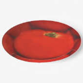 Juicy Red Homegrown Garden Tomaten Papieren Bordje (Gekanteld)