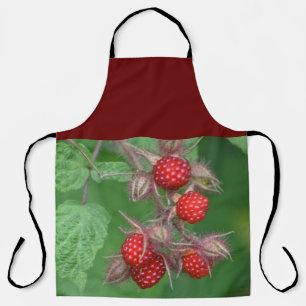 Juicy Red Raspberries Schort