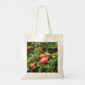 Juicy Red Rose Hips Canvas tas (Voorkant)