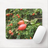 Juicy Red Rose Hips Mousepad Muismat (Met muis)