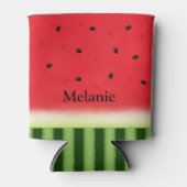 Juicy Red Watermelon gepersonaliseerd Blikjeskoeler (Voorkant)