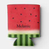 Juicy Red Watermelon gepersonaliseerd Blikjeskoeler (Achterkant)