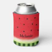 Juicy Red Watermelon gepersonaliseerd Blikjeskoeler (Blikje Achterkant)