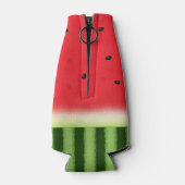 Juicy Red Watermelon gepersonaliseerd Flesjeskoeler (Achterkant)