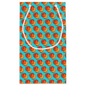 Juicy Ripe Summer Peach Georgia Peaches Fruit Klein Cadeauzakje (Achterkant)