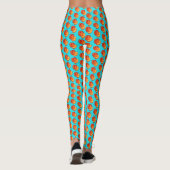 Juicy Ripe Summer Peach Georgia Peaches Fruit Leggings (Achterkant)
