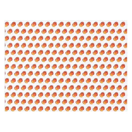 Juicy Ripe Summer Peach Georgia Peaches Fruit Tafelkleed (Voorkant (Horizontaal))