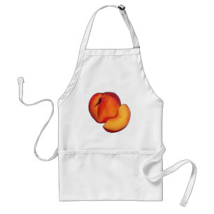 Juicy Ripe Summer Peach Peaches Stone Fruit Standaard Schort