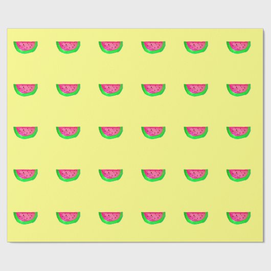 Juicy roze watermeloen cadeaupapier (Vlak)