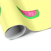 Juicy roze watermeloen cadeaupapier (Rol Hoek)