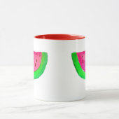 Juicy roze watermeloen mok (Midden)